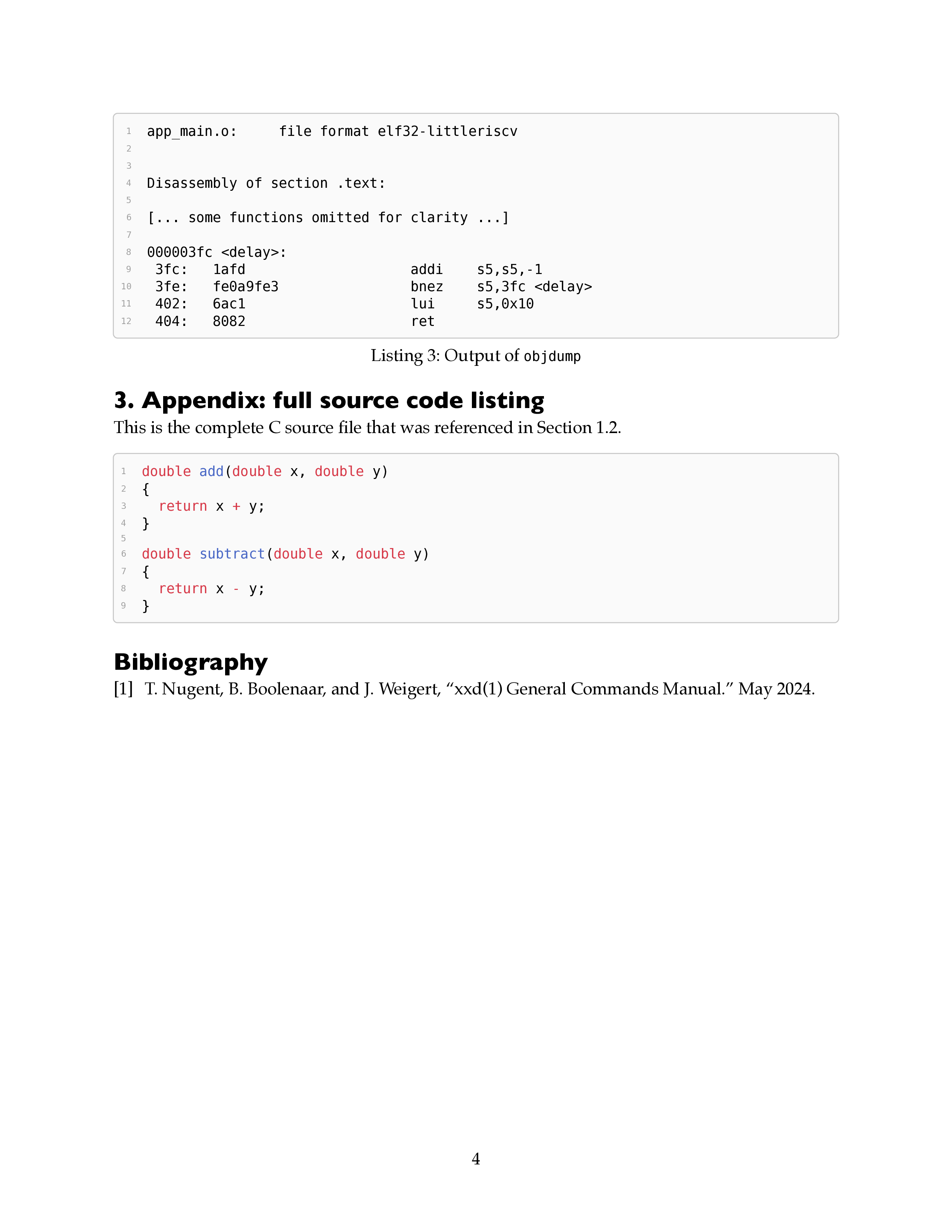 Page 0 of example lab report